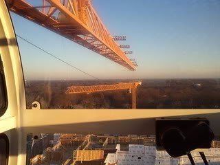 view from tower crane