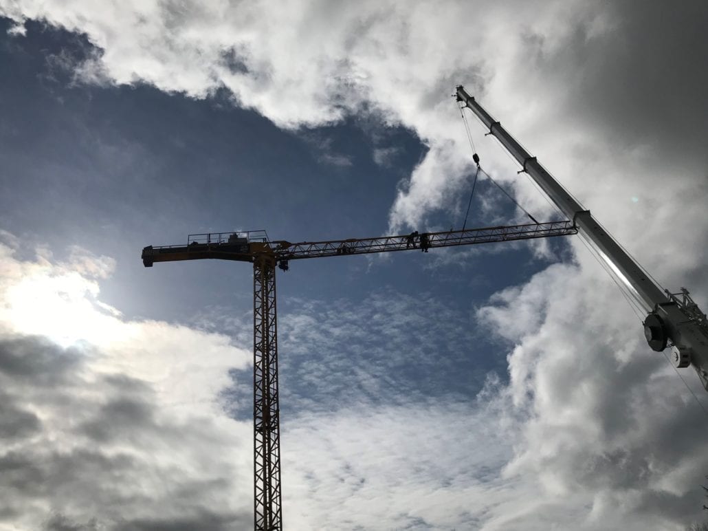 Tower Crane Delivered to Essence Properties