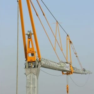 Image of tower crane lifting things.