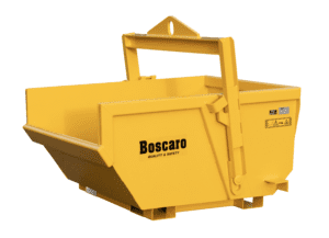 Bigfoot Crane Underhook D4ST Self Dumping Bin with Fork Pockets by Boscaro