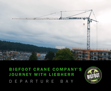 Blog: Bigfoot Crane Company's journey with Liebherr. 81.K 1 in Departure Bay, Nanaimo, British Columbia