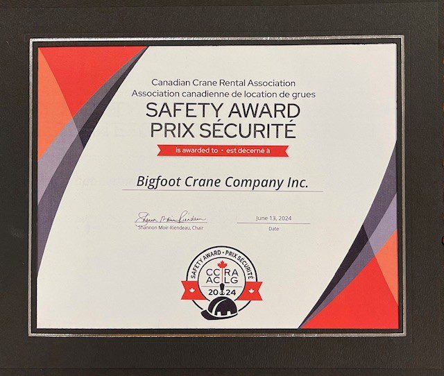 2024 CCRA Safety Award