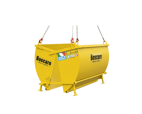 Hydraulic Clamshell Buckets Open View